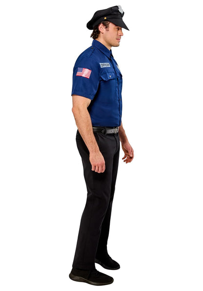 Rubie's Costume Heroes and Hombres Police Uniform Shirt and Hat Costume