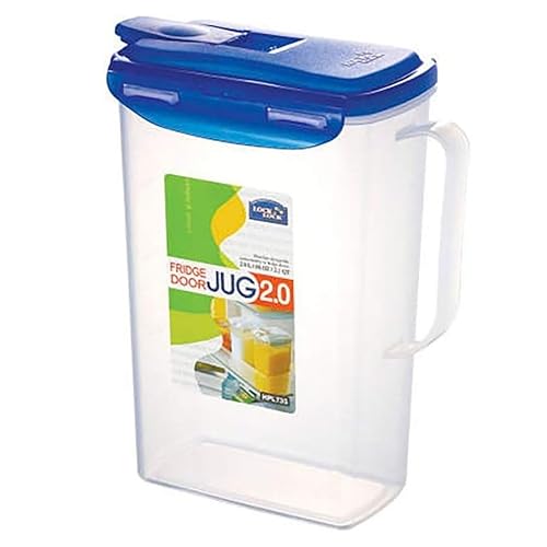 Lock & Lock Jarra de agua para refrigerador, 2 litros HPL735