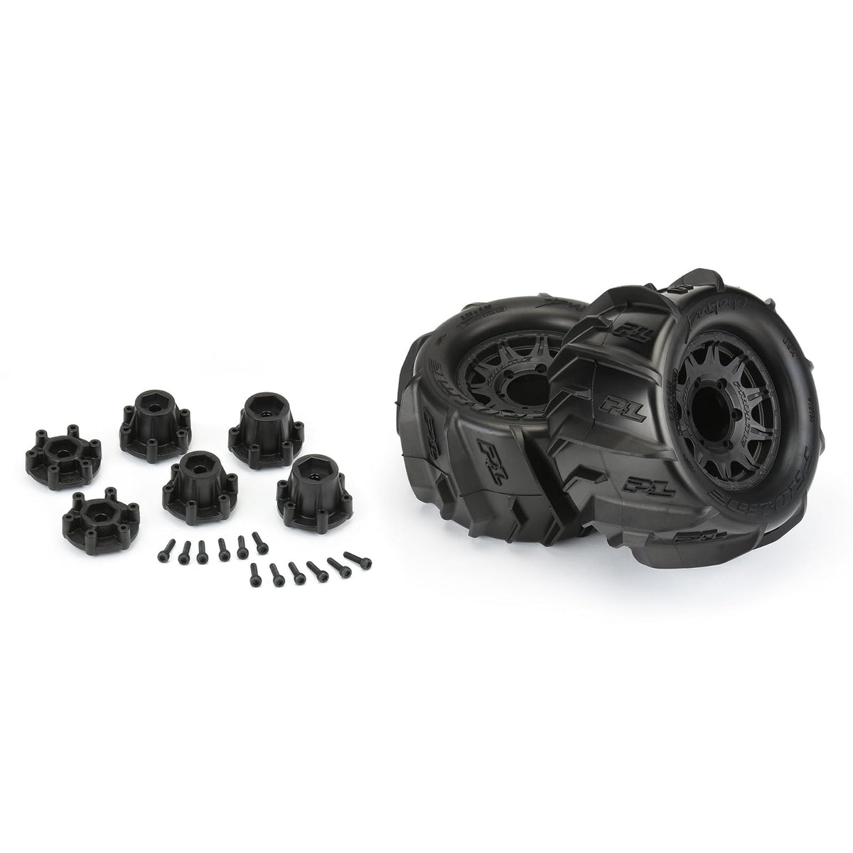 Pro-line Racing Dumont 2.8 Sand/Snow MTD Raid Blk Whls F/R PRO1019310 - Neumático RC
