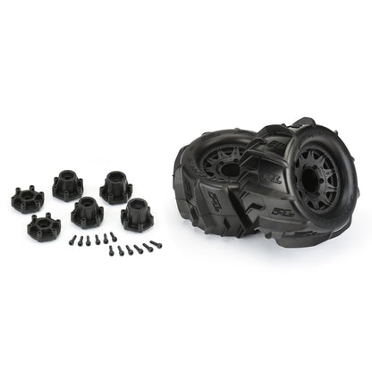 Pro-line Racing Dumont 2.8 Sand/Snow MTD Raid Blk Whls F/R PRO1019310 - Neumático RC