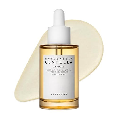 SKIN1004 Madagascar Centella Asiatica Ampoule Suero facial (1.85 onzas) – 100% extracto de Centella Asiática – para calmar la piel sensible y propensa al acné
