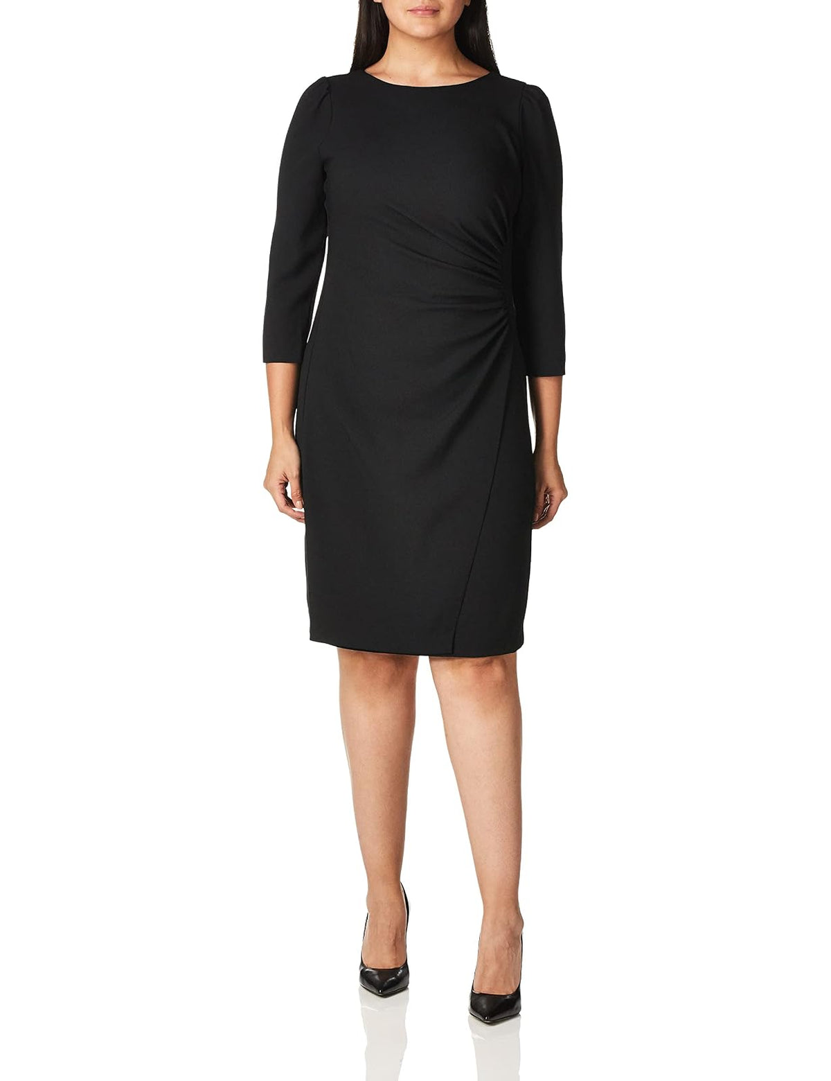 Anne Klein Vestido con Vaina Lateral Fruncido Vestido para Mujer