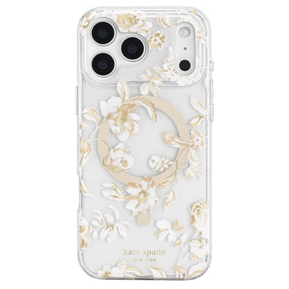 Kate Spade New York Funda para iPhone 17 Pro Max, Gemas Florales Sunshine - Toile de otoño