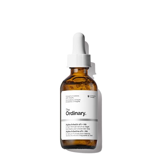 The Ordinary Alpha Arbutin 2% + HA, Suero Antihiperpigmentación con Alfa Arbutina y Ácido Hialurónico — Suero para mejorar el aspecto de manchas e iluminar la piel