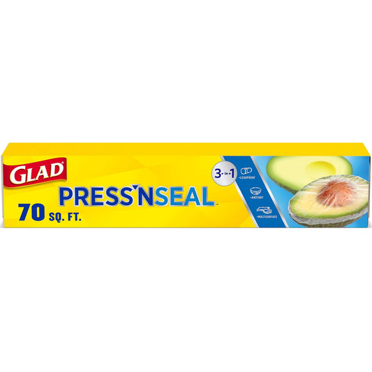 Glad Press'n Seal Wrap, rollo de 70 pies cuadrados