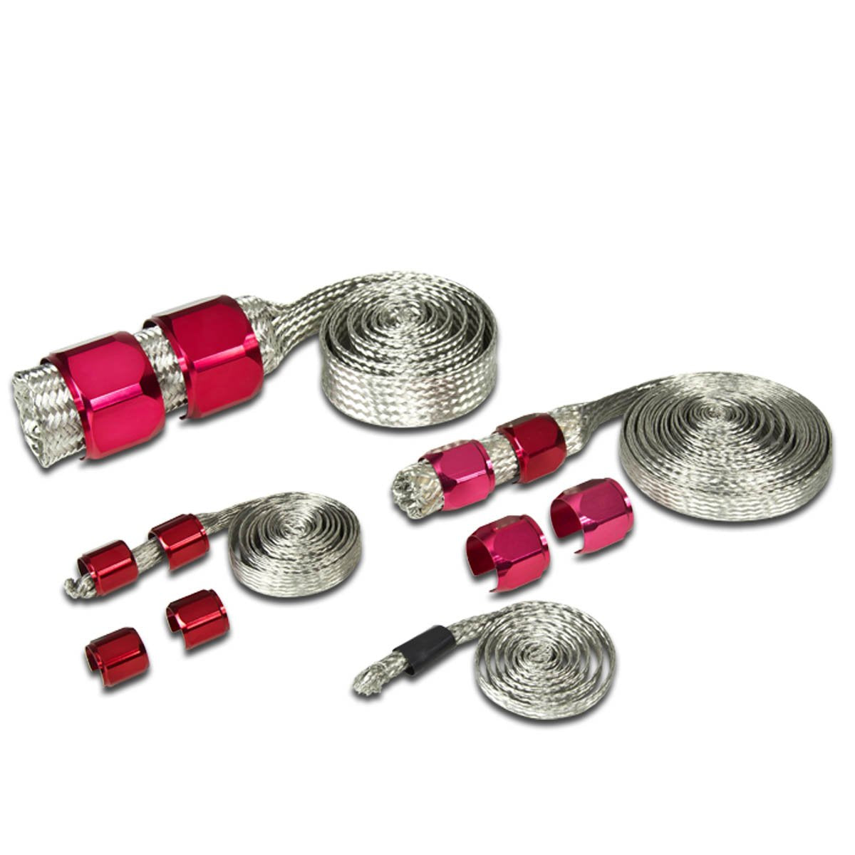 DNA Motoring Kit de Manguera Universal Trenzada de Acero, BH-RD