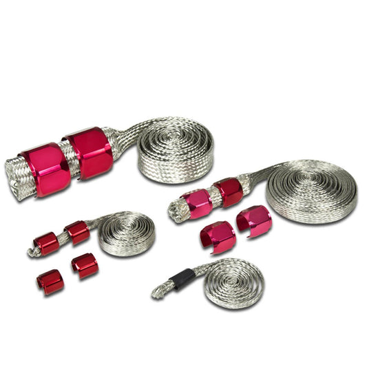 DNA Motoring Kit de Manguera Universal Trenzada de Acero, BH-RD