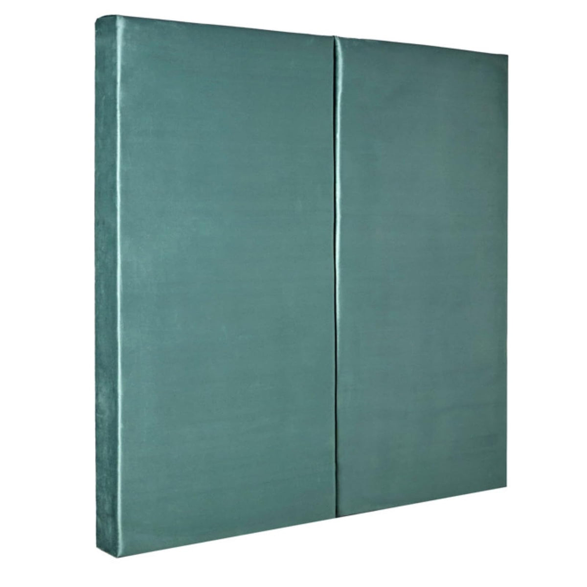 Sochic Cabecero Tapizado en Tela Velvet - 2 Paneles para Cabecera con Altura Ajustable Color Verde Olivo Ideal para Cama Individual.