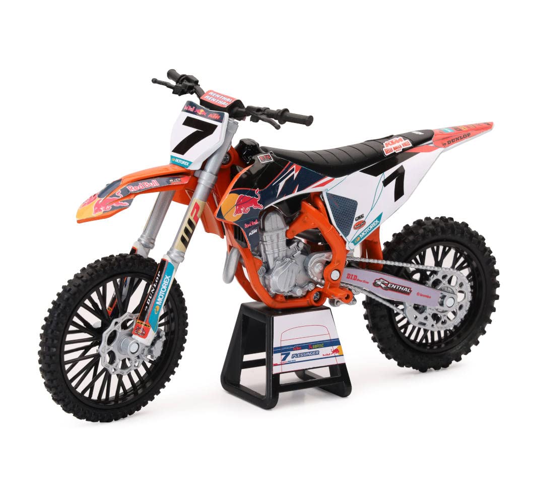 NewRay Motocicletas 1:12 Compatible con KTM 450 SX-F Red Bull KTM #7 Aaron Plessinger 58363