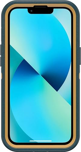 OtterBox - Funda para iPhone 13 (Solamente) Defender Series - Hunter Green, Resistente y Duradera, con protección de Puerto, Incluye Soporte de Clip de Funda