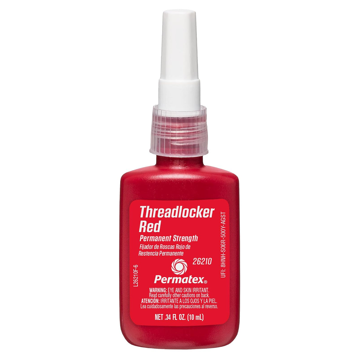 Permatex Adhesivo Anaeróbico Threadlocker Rojo 26210 Gotero 10 ml