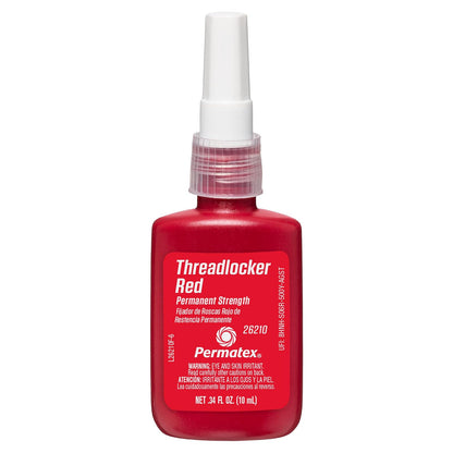 Permatex Adhesivo Anaeróbico Threadlocker Rojo 26210 Gotero 10 ml