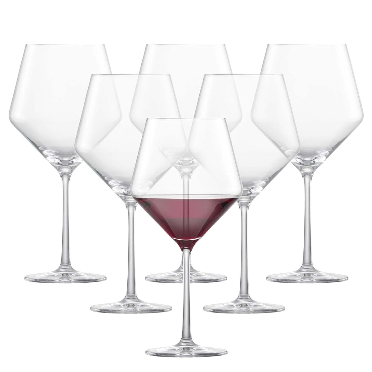 Schott Zwiesel Tritan Crystal Glass Stemware Pure Collection Burgundy, 23.4-Ounce, Set of 6
