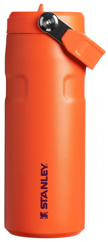 Stanley IceFlow Botella de Agua Abatible con Popote - Ciruela Tigerlily - 0.5 Litros