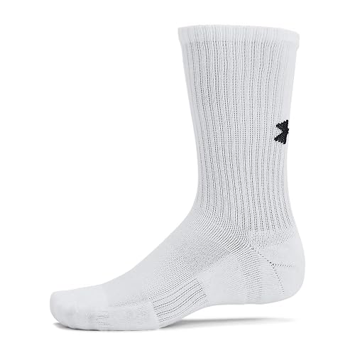 Under Armour Calcetines de algodón para entrenamiento (paquete de 6 unidades) Calcetín Unisex adulto