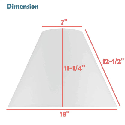 Aspen Creative 32772 Hardback de transición Empire Shaped araña construcción lámpara sombra en beige, 45,7 cm de ancho (17,8 x 45,7 cm X 12 1/5,1 cm)