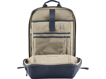 HP Mochila para Laptop 15.6", 18L, Impermeable, Ultraligera, Ergonómica, Expandible, Azul (6B8U7AA)