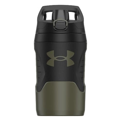 Under Armour - Botellas de agua aisladas de 32 onzas, jarra de agua deportiva con asa, gancho de cerca, resistente a fugas para béisbol, fútbol y más, botellas de agua de 32 onzas, botella de agua