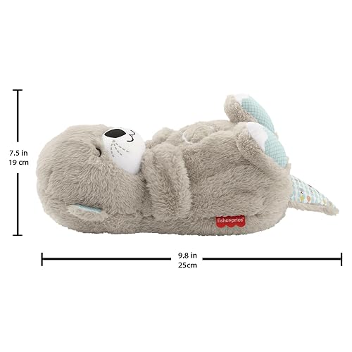 Fisher-Price Peluche Nutria Hora de Dormir con Sonido Movimiento y Luz para Recién Nacidos