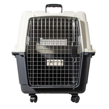 Sunny SPC-1000 Transportadora Kennel para Perro, Importada, 100 X 67 X 75, Extragrande, Incluye Set de Ruedas