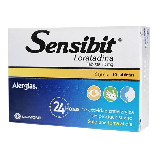 Sensibit Tabletas, 10 mg, 10 Piezas