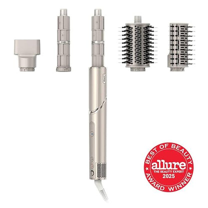 Shark FlexStyle Sistema 4 en 1 con 5 Accesorios sin Daño por Calor HD430LAA | Seca, Riza, Alisa y Da Volumen | sin Daño por Calor | 5 Accesorios Intercambiables | Liso y Ondulado