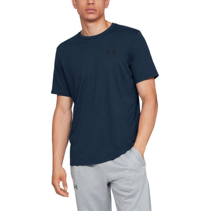 Under Armour Sportstyle Left Chest Camiseta de Entrenamiento para Hombre - Azul (Academy Blue - Black - 408) - 4XL