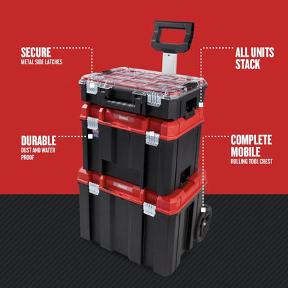 CRAFTSMAN VERSASTACK - Caja de herramientas con cerradura para ruedas de metal de 17 pulgadas