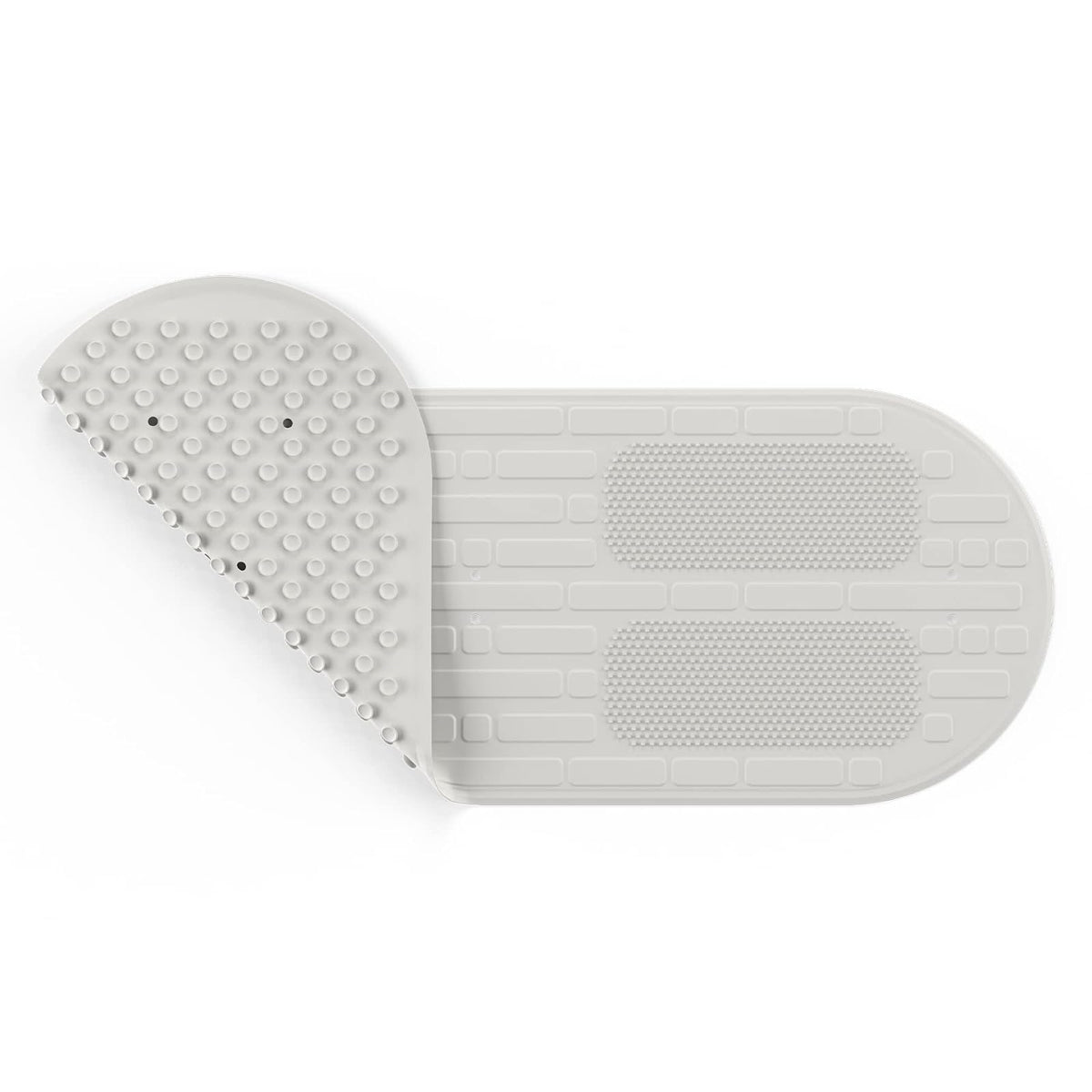 Medline Martha Stewart - Alfombrilla de baño con Microban resistente al moho, resistente al moho para tina, ducha, tina, baño, antideslizante