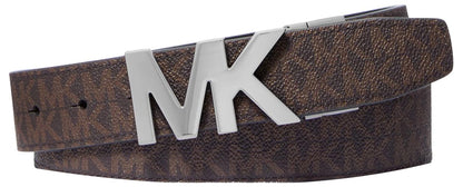 Michael Kors 34mm Rvs Mk Bckl Blt Cinturón Hombre