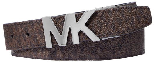 Michael Kors 34mm Rvs Mk Bckl Blt Cinturón Hombre