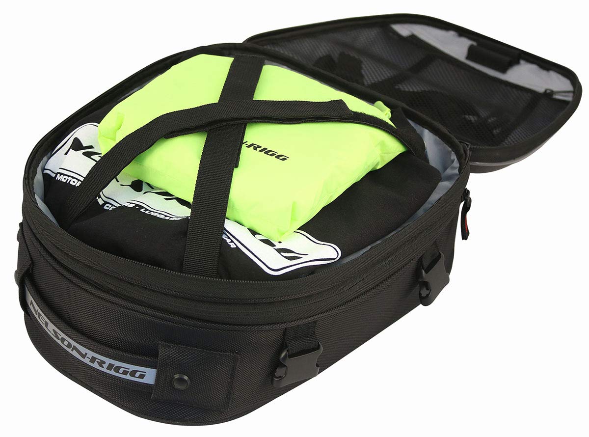 Nelson-Rigg CL-1060-R Commuter Lite Bolsa Cola Negro para Motocicleta