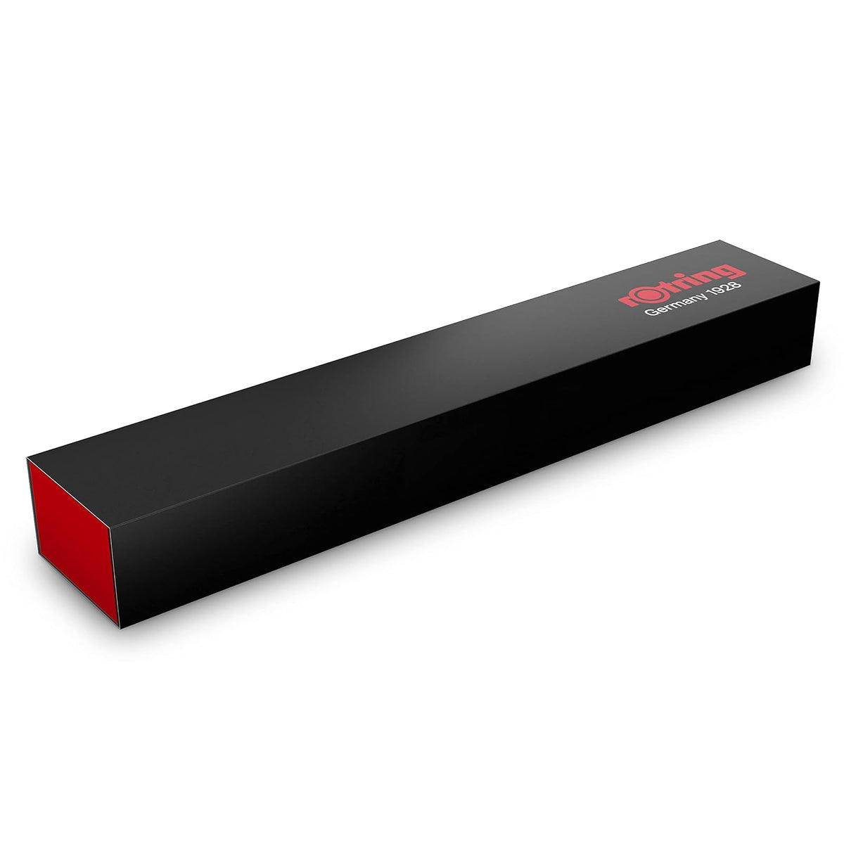 Rotring 600 bolígrafos metálicos de punta media, tinta negra, barril blanco perla recargable, 1 unidad