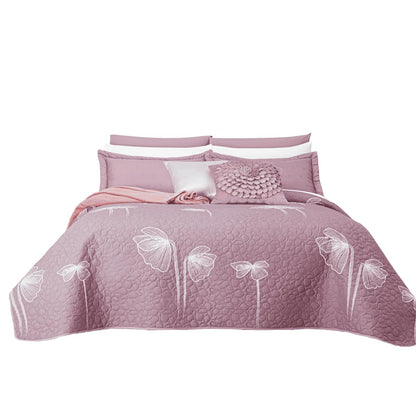 Colchas Concord Edredón, Color Berry, 100% Poliéster, Tamaño Matrimonial, Queen Size, Acolchado Suave para Ropa de Cama y Recámara, Colcha Acolchada para Cama, 1 Pieza