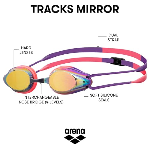 ARENA Arena Unisex Tracks Racing Goggles anteojos de natación Unisex adulto