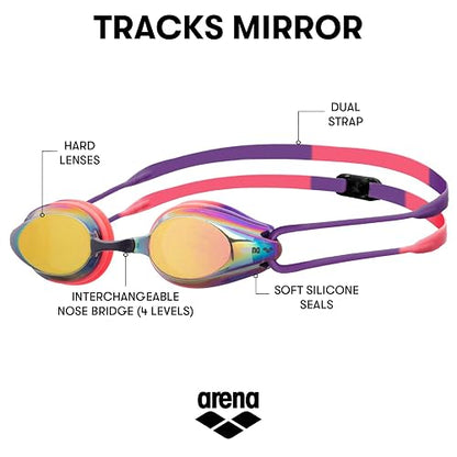 ARENA Arena Unisex Tracks Racing Goggles anteojos de natación Unisex adulto