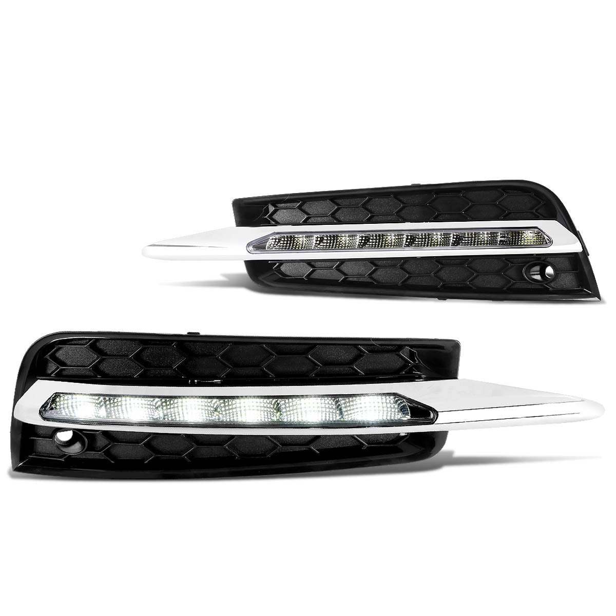DNA Motoring FL-ZTL-157-CH Luz diurna, lado del conductor y del pasajero