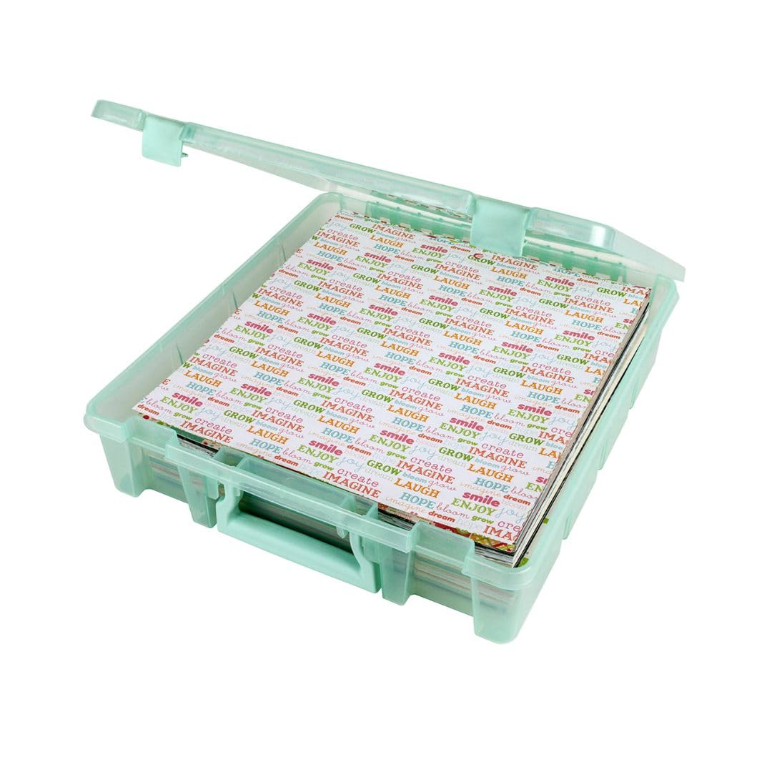 ArtBin 6955AB Super Satchel Caja de 1 Compartimento, Núcleo Abierto, Mint, 1 Paquete, 1