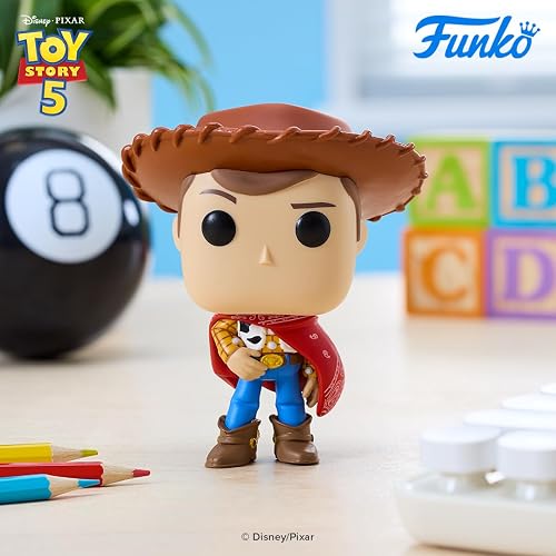 Funko Pop! Disney Pixar Toy Story - Woody | Mercancía Oficial - Figura de Vinilo Coleccionable para Decoración - Regalo de Cumpleaños para Fans
