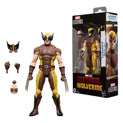 Marvel Legends Wolverine Traje Marrón 15 cm