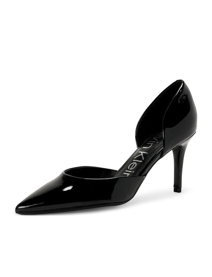 Calvin Klein Gloria Zapatilla de Tacón para Mujer - 25.0 cm - Black Patent 002