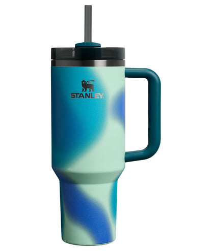Stanley Quencher H2.0 Termo de Acero Inoxidable con Popote 1.18 L - Coastal Teal Motion