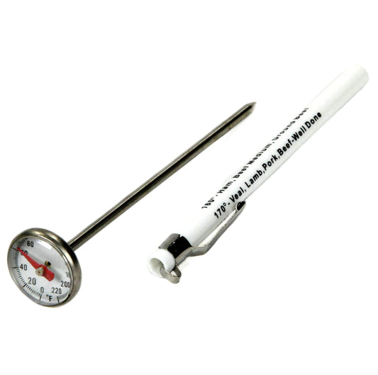 Chef Craft Select Instant Read Termómetro de 14 cm de longitud, acero inoxidable