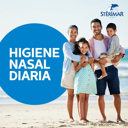 Stérimar Solución Humidificante Nasal Uso Diario 100 ml. | Mejora la Respiración. Higiene Nasal Diaria para Toda la Familia. 100% Natural, Eficacia Clínicamente Comprobada.