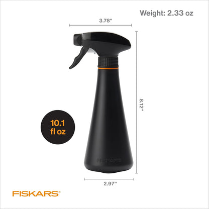Fiskars Plant Mister - Botella de spray (10 onzas), niebla fina para jardinería en interiores o exteriores y delicadas plantas de interior, fabricada con plástico reciclado ligero y duradero