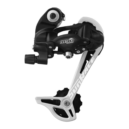SUNRACE Cambio Trasero RDM91 MTB 9P 11-34D Largo Sin Oreja Aluminio Cajita RDM91.LD00.1S1.BXB