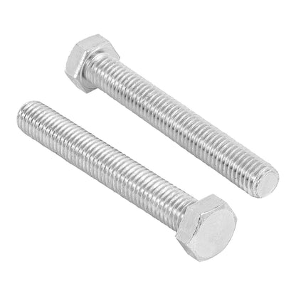 Fiero Tornillo Tipo Máquina Acero Galvanizado, Cabeza Hexagonal, 30 Piezas - 1 - 2"x3 1 - 2"