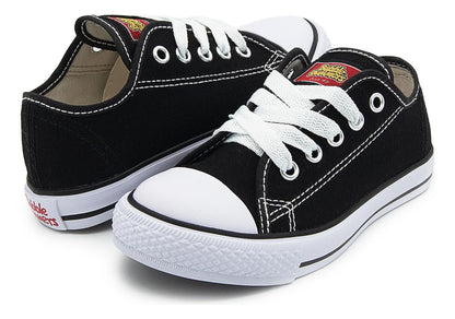 Bubble Gummers Tenis de Lona con Agujetas para Niña - 19.0 cm - Negro