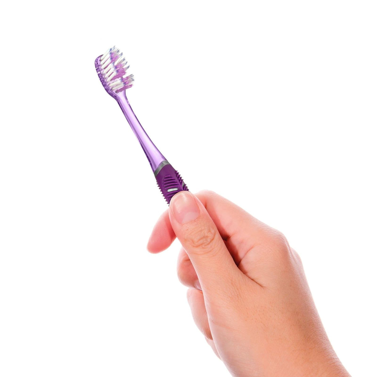 GUM Technique Deep Clean cepillo para polvo de dientes – Cabeza compacta, cepillos de dientes suaves para adultos con cerdas suaves sensibles, 3 unidades