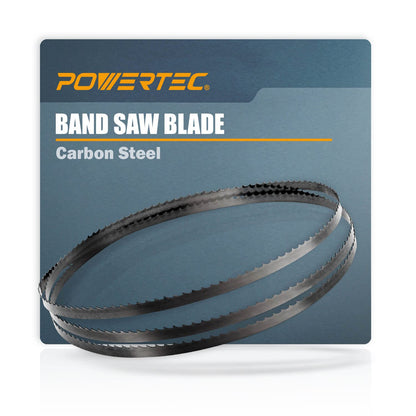 POWERTEC - Hojas de sierra de cinta de 59-1/4 pulgadas x 1/4 pulgadas x 24 TPI para carpintería, hojas de sierra de cinta para Sears Craftsman, Ryobi, B&D, Protect and Tradesman 9 pulgadas, 1 unidad (13154)